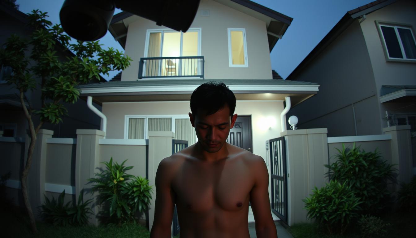 Pria Bandung Onani di Depan Rumah Warga, Terekam CCTV