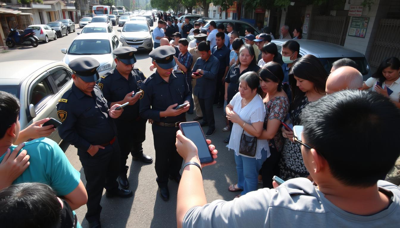 Razia Ponsel Warga oleh Polres Ponorogo Terkait Judi Online